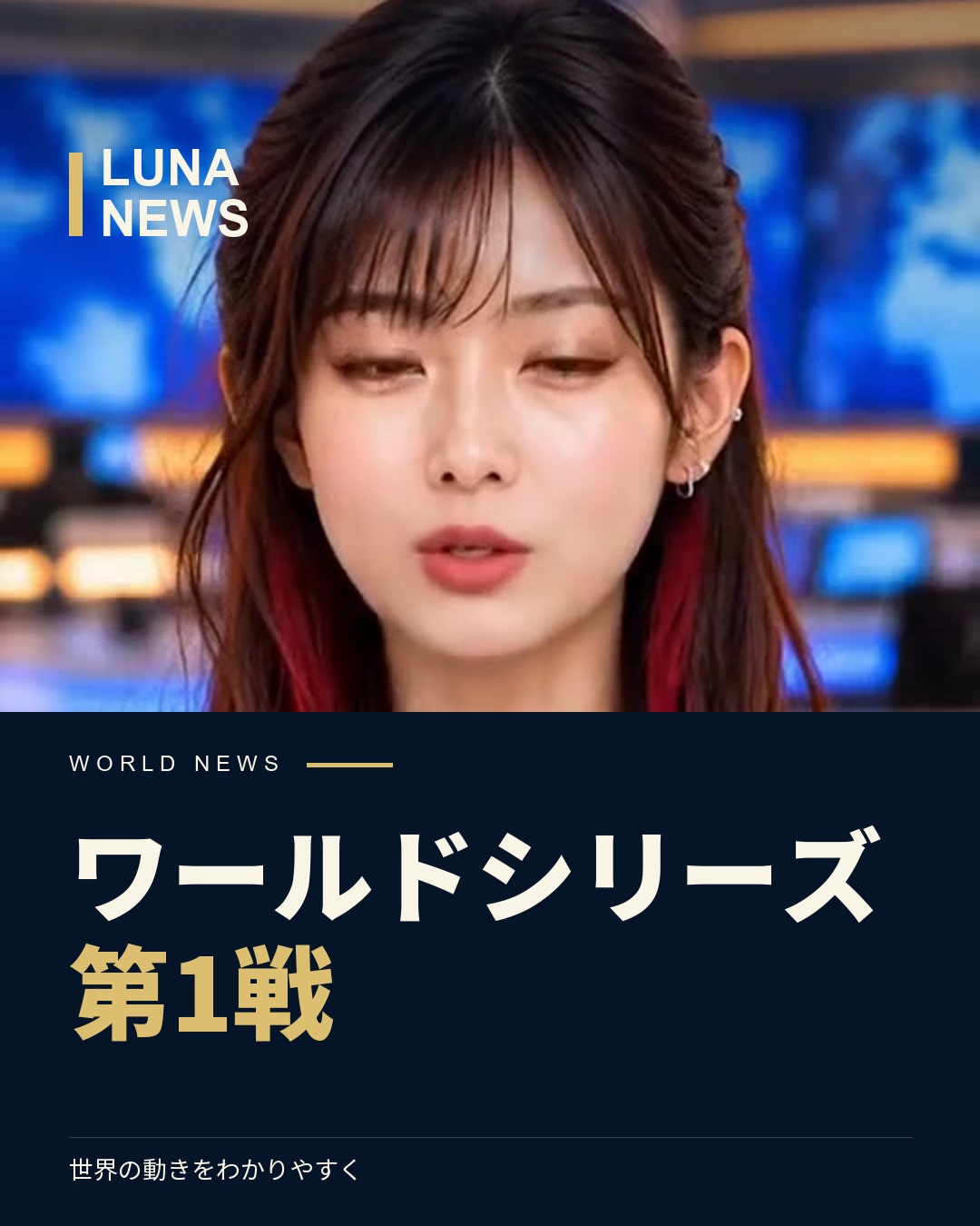 ワールドシリーズ第1戦 — Instagramと同じ表紙